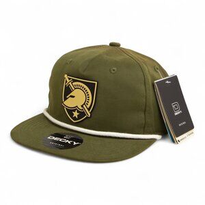 Army Black Knights 3D Classic Rope Hat- Olive/ White